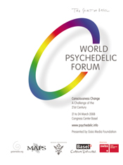 MAPS Bulletin Autumn 2007 - Psychedelics and Self Discovery - Inside Front Cover Image - Psychedelic Art - Pablo Amaringo - Aralim � Los Tronos 52cm x 64cm $8,000